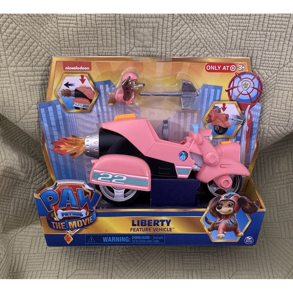 Paw Patrol The Movie Liberty Feature Vehicle Pink Scooter Target Exclusive NEW